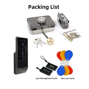 <span class=keywords><strong>Serrure</strong></span> intelligente à reconnaissance faciale Conception étanche <span class=keywords><strong>Serrure</strong></span> de jante électrique Porte extérieure Connectivité Wifi <span class=keywords><strong>Serrure</strong></span> intelligente - Product Image 6