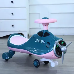 Wholesale price children phane driving twist car toy kids magic swing car for sale with light
