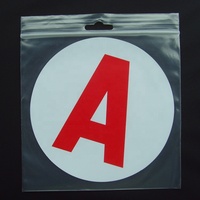 Autocollant magnétique de voiture lettre a plaque imprimé personnalisé
