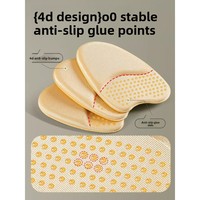 Coussinets de mémoire en mousse pour chaussures à talons hauts pour femmes, demi-pointure, antidérapants, protection des pieds, anti-douleur, super doux, grande taille