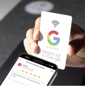 Tarjeta <span class=keywords><strong>de</strong></span> reseñas sin contacto <span class=keywords><strong>de</strong></span> Google con chip NFC, tarjeta <span class=keywords><strong>de</strong></span> reseñas <span class=keywords><strong>de</strong></span> redes sociales <span class=keywords><strong>de</strong></span> Google, tarjeta <span class=keywords><strong>de</strong></span> presentación <span class=keywords><strong>de</strong></span> plástico Ntag213/215/216 - Product Image 5