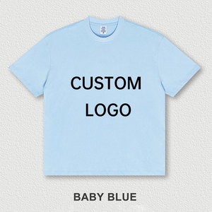 T-shirts vierges surdimensionnés épais, impression en relief personnalisée en petite série, délai de livraison rapide pour les marques de streetwear - Product Image 2