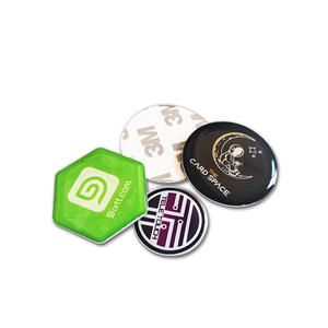Có thể lập trình thụ động không tiếp xúc 13.56MHz <span class=keywords><strong>NFC</strong></span> 215 chip chống kim loại nhãn dán Epoxy <span class=keywords><strong>tag</strong></span> nút - Product Image 1