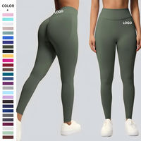 Pantalons de yoga respirants de couleur unie sans couture pour femmes, 28 couleurs, pantalons de sport de haute qualité, vêtements de sport extensibles dans quatre sens, XXL XS