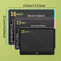Tablette d'écriture LCD pour enfants de 11/13/16 pouces, tableau noir, dessin, peinture, jouet éducatif pour enfants de 3 à 8 ans, garçons et filles