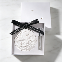 Diffuseur d'arômes Finru en pierre, boîte personnalisée avec logo, en céramique et porcelaine, fleur faite à la main, parfum d'intérieur, huile essentielle parfumée, désodorisant d'air