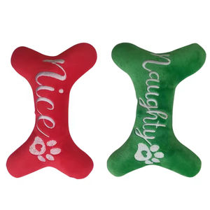 Noel tatil Pet köpek çiğnemek halat oyuncak yumuşak noel ağacı noel baba peluş oyuncak köpek noel oyuncak - Product Image 2