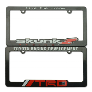 Cadre de <span class=keywords><strong>plaque</strong></span> <span class=keywords><strong>d</strong></span>'<span class=keywords><strong>immatriculation</strong></span> JDM personnalisée en plastique ABS, porte-<span class=keywords><strong>plaque</strong></span> <span class=keywords><strong>d</strong></span>'<span class=keywords><strong>immatriculation</strong></span> de véhicule, européen et américain, 1 pièce - Product Image 6