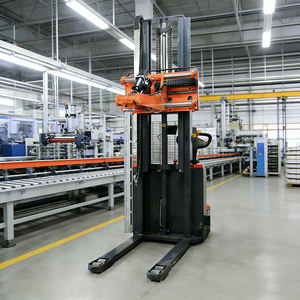 מלגזה אוטומטית להרמת גלילים כבדים דרוי 200 ק\\\"ג עם מנוע גלגלי שיניים עם מסבים ואחריות לשנה - Product Image 1