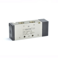 Vanne de commande pneumatique à deux positions et cinq voies STNC SonoTech série TG TG2511/2521A-08, résistance aux médias à haute température