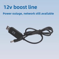 Câble USB vers 12V élévateur de tension, câble de données, chargeur, pour banque d'alimentation, routeur, modem optique, panneau fluorescent, veilleuse, câble de charge