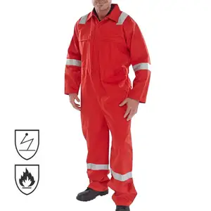 Hot Sale NFPA 2112 EN 11612 Marine Engineer Reflective Electrician Labour Workshop Labor Uniform