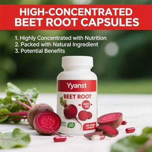 Cápsulas de raíz de remolacha de alta concentración vegana OEM, soporte inmunológico, refuerzo de inmunidad, cápsulas de raíz de remolacha - Product Image 3