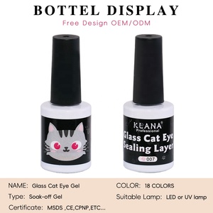 KLANA Gel Ojo de Gato en Oferta, Brillo de Diamante Triturado, Magnético, Anti-Amarilleo, 18 Colores Macaron, Esmalte de Uñas en Gel UV Brillante, OEM ODM - Product Image 6