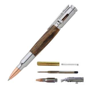 30 kalibre woodpen kalem kitleri DIY boş avcı tabancası Revolver tükenmez kalem tüfek gövde Compon cıvata eylem kalem yapma kitleri - Product Image 2