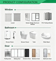 Maison conteneur extensible certifiée RELYANCE 20FT entièrement meublée, design moderne respirant, couleurs personnalisables, chambre, boutique