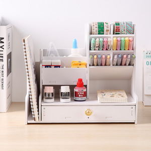 Organisateur de bureau multifonctionnel avec tiroirs et compartiments pour étudiants et usage professionnel - Product Image 2