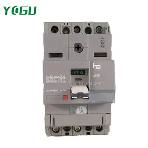 CE Diakui 800, 1000, 1250, Interruptor Thermal Overload Protection Adjustable Isomax 1600A MCCB