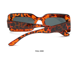 Lunettes de soleil carrées rétro, couleur bonbon, tendance, unisexe, style vintage - Product Image 2