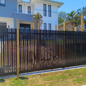 <span class=keywords><strong>Lame</strong></span> <span class=keywords><strong>composite</strong></span> de clôture horizontale Accessoires de clôture contemporaine en aluminium 3D - Product Image 2