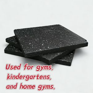 พื้น<span class=keywords><strong>ยาง</strong></span> - เป็น<span class=keywords><strong>มิ</strong></span>ตรกับสิ่งแวดล้อม, กันเสียง, แผ่นกันลื่นสำหรับโรงยิมและใช้ในบ้าน - Product Image 4