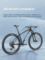 Vélo de montagne tout-terrain MCELO en fibre de carbone XC EVO SRAM avec transmission à disque à pression d'huile, 12 vitesses, roues de 29 pouces