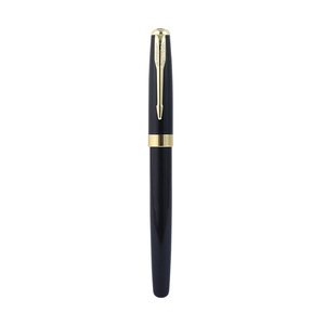 Hot Stock Clip Metal Signature Gel <b>Pen</b> Black Silver For Business Office Promotional Wholesale Gift Stationery - Product Image 5