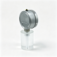 YBH-100.A0 Pressure Gauge 304 Stainless Steel Shell 0.4 Accuracy Class ±0.1-60MPa Precision Pressure Measuring Instrument