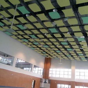 Panneaux composites incombustibles pour plafond acoustique <span class=keywords><strong>de</strong></span> décoration intérieure d'usine chinoise, épaisseur 30 <span class=keywords><strong>mm</strong></span>, panneau nuage - Product Image 1