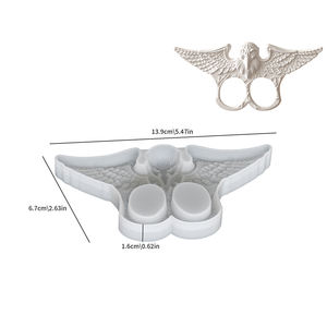 Molde de silicona con forma de águila, moldes de fundición de silicona con Base, molde de fundición de silicona, portavelas <span class=keywords><strong>para</strong></span> cera de soja, <span class=keywords><strong>cemento</strong></span> decorativo - Product Image 6