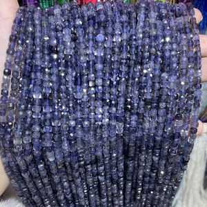 Vente en gros <span class=keywords><strong>de</strong></span> perles carrées à facettes en grenat rouge naturel Perles cubes lisses en <span class=keywords><strong>pierre</strong></span> carrée pour la fabrication <span class=keywords><strong>de</strong></span> bijoux (AB2135) - Product Image 3