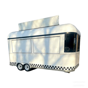 Quiosco de Comida Móvil de Aluminio de Bajo Presupuesto, Venta Directa de Fábrica, Remolque de Comida Rápida para Dulces y Papas Fritas, Servicio de Catering Comercial - Product Image 5