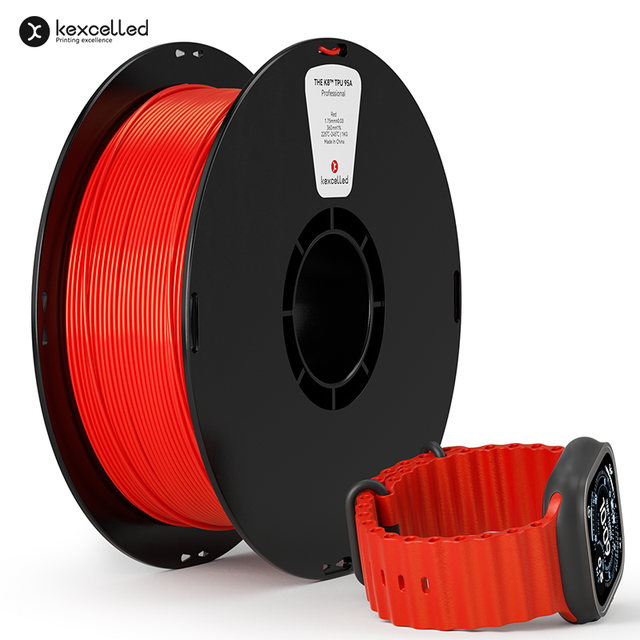 Easy Print TPU 95A Filament 1.75mm 1kg 3kg Roll No Clog Fast Printing 85A 70A 60A 64D Flexible Elastic 3D Printer Material