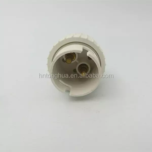 Bộ Chuyển Đổi Ổ Cắm Đèn <span class=keywords><strong>B22</strong></span> Bằng Nhựa Đế Đèn Lưỡi Lê Anh Màu Trắng Giá Đỡ Bóng Đèn Edison CE - Product Image 4