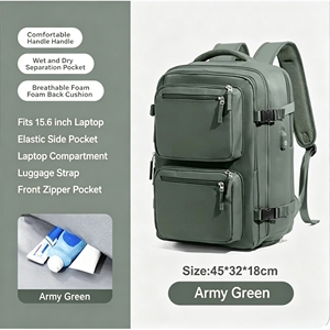 Mochila de Escalada para el Viaje Diario, Gran Capacidad, Múltiples Compartimentos, Impermeable, con Capa de Compresión al Vacío, para Negocios, Campamento y Viajes - Product Image 4