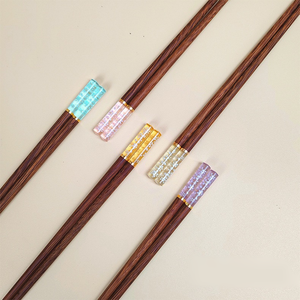 Palillos de madera de grano de Sakura <span class=keywords><strong>natural</strong></span>, utensilios de comedor de estilo japonés hechos a mano de primera calidad para el hogar, cocina y <span class=keywords><strong>restaurante</strong></span> <span class=keywords><strong>asiático</strong></span>, par - Product Image 6