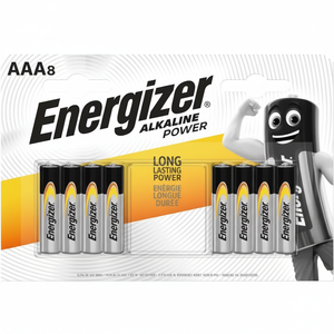 Energizer LR03 AAA Pila Alcalina E300127802 Blister Paquete de 8 - Product Image 1