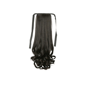 Perruque queue de cheval bouclée grande vague pour femme Carole, résistante à la chaleur, en fibre synthétique haute température, tressée – Offre Spéciale - Product Image 6