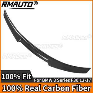 สปอยเลอร์ F30 คาร์บอนไฟเบอร์แท้ สไตล์ M4 สปอยเลอร์หลังคาท้ายรถยนต์ ชุดแต่งสำหรับ BMW F30 F80 ปี 2013-2018 สปอยเลอร์ปีกหลัง อุปกรณ์ตกแต่งรถยนต์ - Product Image 6