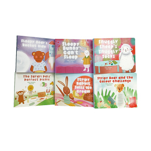 Libro Illustrato per Bambini Personalizzato con Storie della Buonanotte, Angoli Arrotondati, Cartoncino Grigio Spesso, Illustrazioni a Colori di Animali - Product Image 3