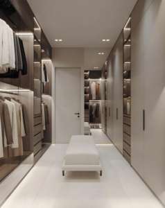 Armoires modernes et légères en MDF de luxe Meuble vestiaire portable et pliant pour chambre à coucher et salon à la maison ou à l'hôtel - Product Image 1