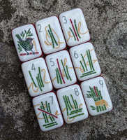 Jeu de Mahjong américain en acrylique, 160 pièces, 4 couches, design personnalisé de luxe pour table de jeu