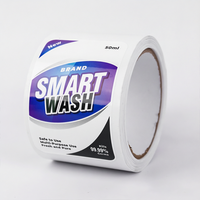 Etiqueta Adhesiva Personalizada en Rollo, Vinilo Brillante con Logotipo Impreso, Etiquetas Impermeables para Productos Cosméticos, Etiqueta para Botellas