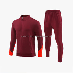 Ropa de Entrenamiento de Fútbol, Traje de Manga Larga con Media Cremallera, Ropa de Entrenamiento de Moda Otoño Invierno, Jersey Cálido de Manga Larga para Partido de Fútbol - Product Image 2