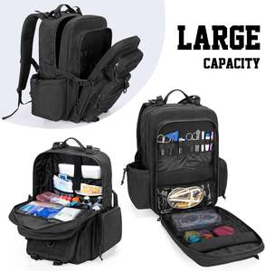 Échantillon gratuit Sac à dos de premiers secours personnalisable pour les petites entreprises Sac médical d'urgence - Product Image 1