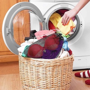 Duurzaam Zwart Nylon Mesh Inpaktas Klein Trekkoord Mesh Geschenktas Voor Sport-En Entertainmentproducten - Product Image 5