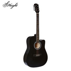 Vente en gros de guitare acoustique de 41 pouces avec bois de tilleul massif Instruments à cordes du fabricant Guitare acoustique OEM - Product Image 3