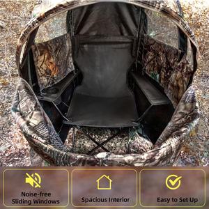 Tente pop-up étanche portable sac <span class=keywords><strong>de</strong></span> transport aveugle au sol transparent pour cerf dinde <span class=keywords><strong>chasse</strong></span> Type <span class=keywords><strong>de</strong></span> piège à animaux pour une utilisation en extérieur - Product Image 3