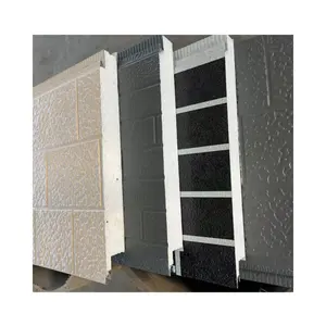 현대 건축 자재 구조 절연 폼 벽 컬러 강판 EPS 폼 샌드위치 패널 방음 벽 패널