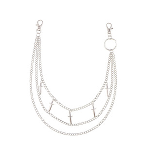 Multi Layer Metal Waist <b>Chain</b> With Sword Pendant Zinc Alloy Fashion Body <b>Chain</b> For Casual Wear - Product Image 5